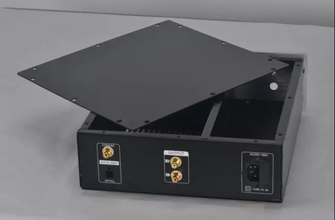 DAC 2895 алюминиевый Железный ЦАП Декодер коробка усилитель мощности шасси/корпус
