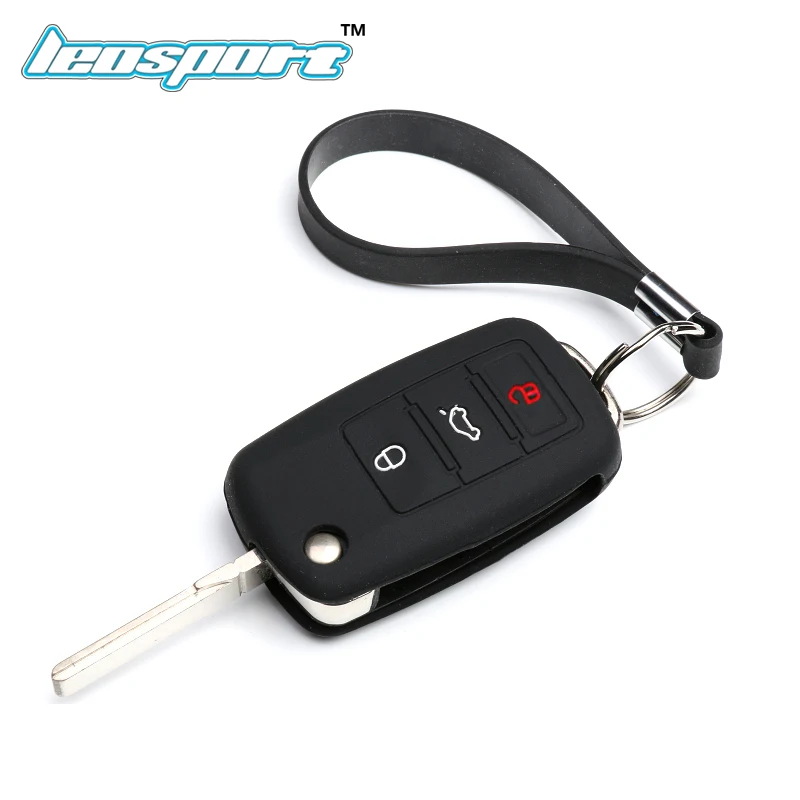 Силиконовый чехол для ключа автомобиля силиконовый ключей Volkswagen VW polo passat b5 golf 4 6