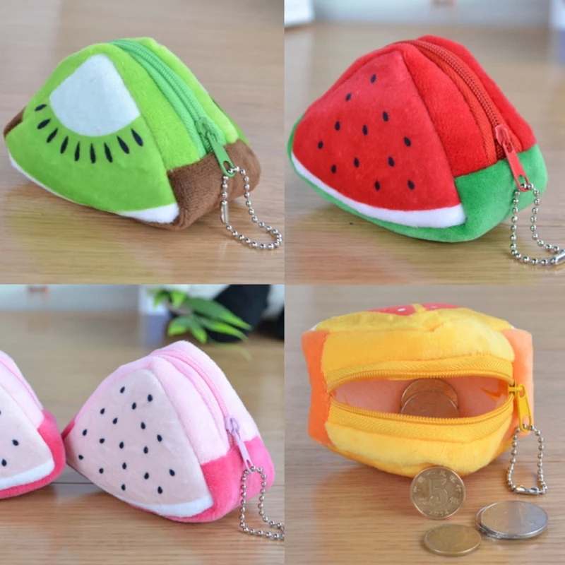 EDC фруктовый плюшевый кошелек сумка маленький подарок детские игрушки плюшевые