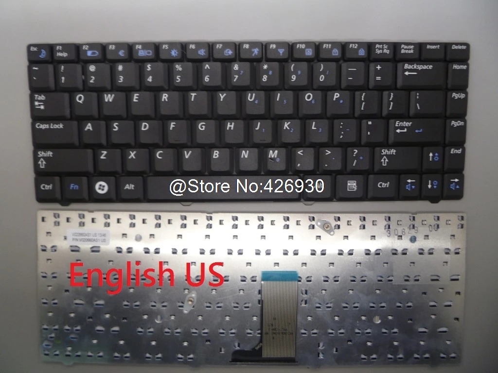 

Laptop Keyboard For Samsung R519 R550 R450 English US BA59-02581A V020660AS Black New