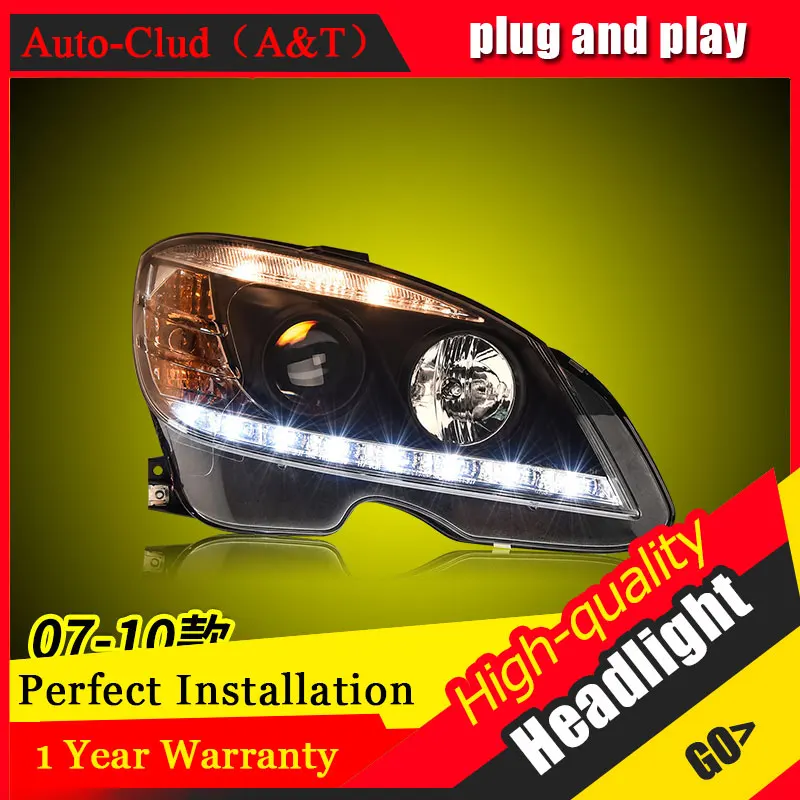 Автомобильный Clud автомобильный Стайлинг для Benz W204 фары 07 10 Светодиодные ДХО