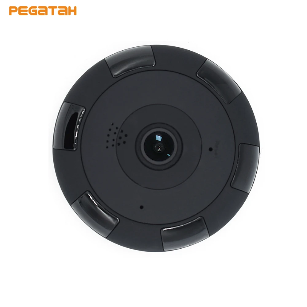 HD 1080P рыбий глаз панорамная 360 градусов 2MP VR WIFI ip камера с 64 Гб TF слотом для карт