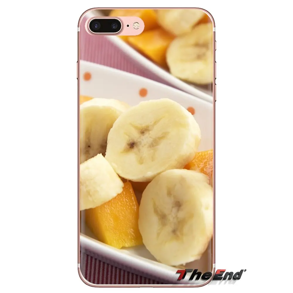 Прозрачный мягкий чехол для Xiaomi Mi4 Mi5 Mi5S Mi6 Mi A1 A2 5X6X8 9 Lite SE Pro Max Mix 2 3 2S еда обои бананы