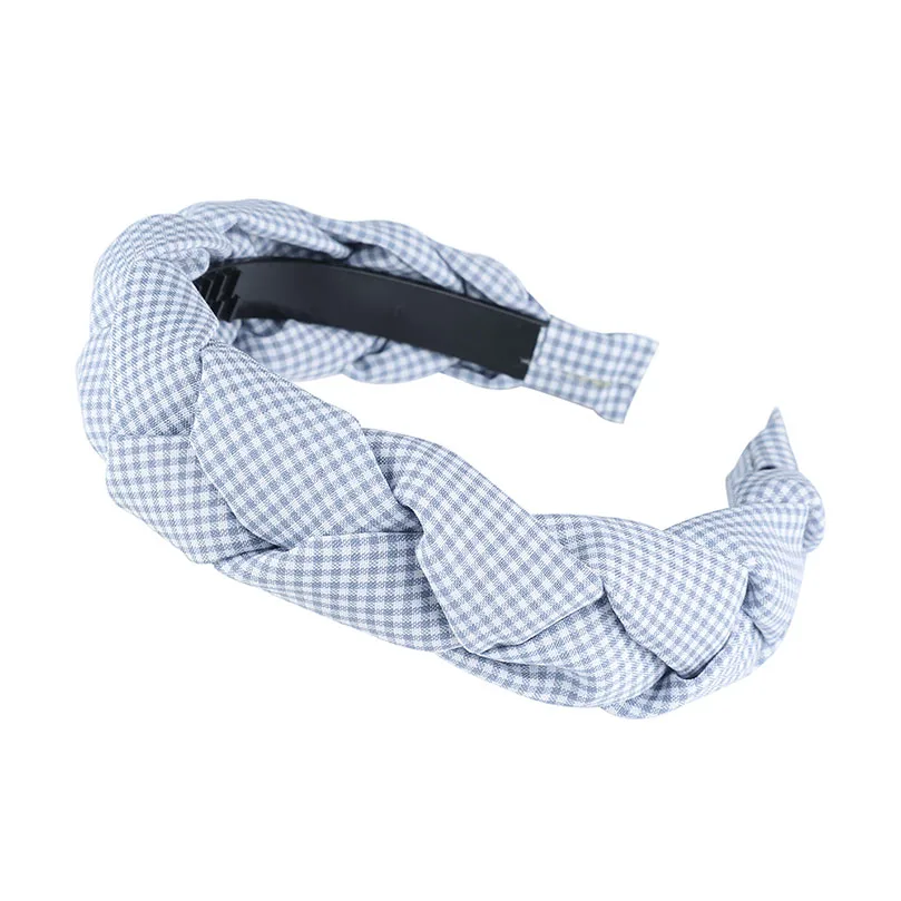 Cloth-C AWAYTR, новинка, бархатная повязка для волос для женщин, женская головная повязка, одноцветная плетеная лента для волос, ретро головной убор, женские аксессуары для волос - Цвет: Cloth-C