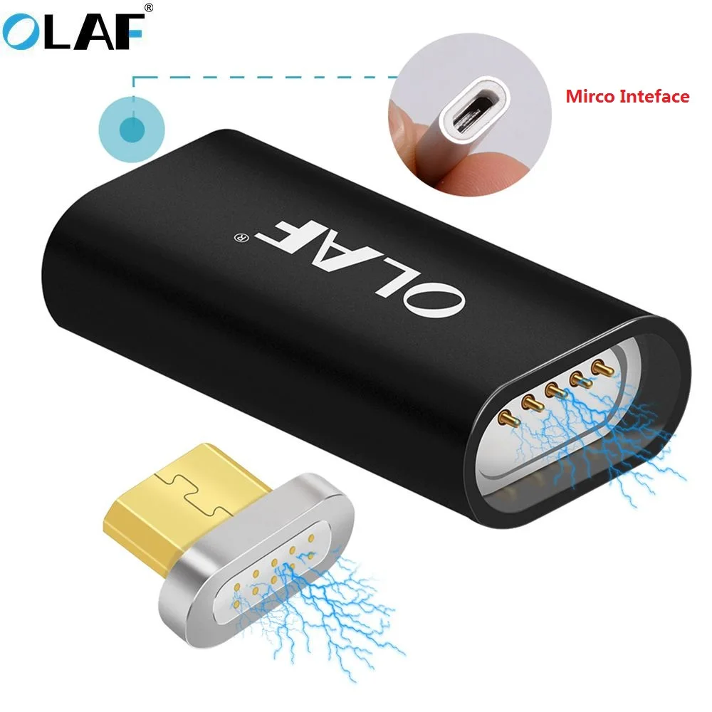 Олаф Micro USB-Type C/для Apple iPhone/микро Магнитный зарядный кабель адаптер для Android/iPhone мобильный телефон Магнитный адаптер