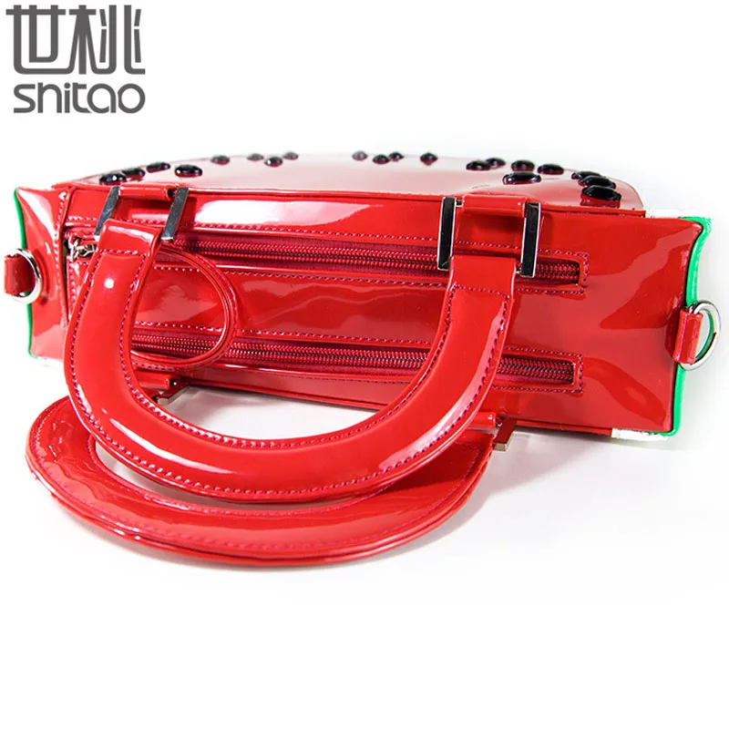 Creative Мода Женщин сумки мешок фруктов арбуз сумка женская сладкие на ремне