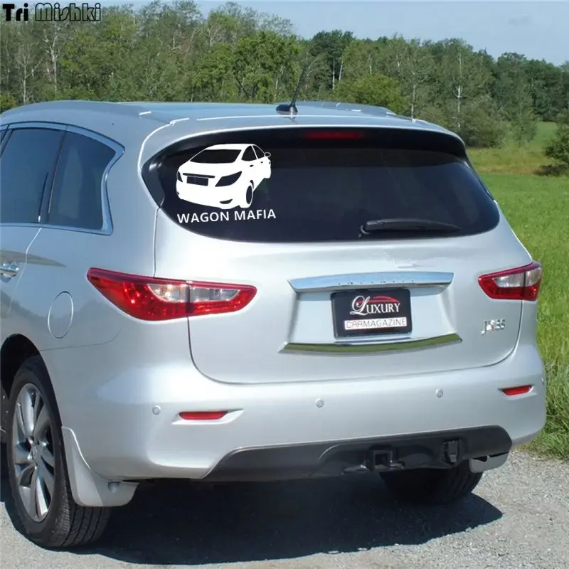 Tri Mishki HZX142 15*19.3см 1-4шт наклейки на авто wagon mafia for Hyundai solaris для хендая соляриса |