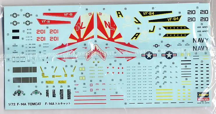 1/72 Hasegawa 01533 F-14A TOMCAT(высокая видимость) модель хобби