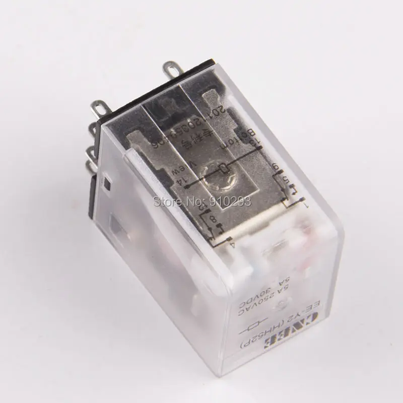 HH52P Мощность реле катушки 220VAC 8 pin генератор общего назначения напряжения
