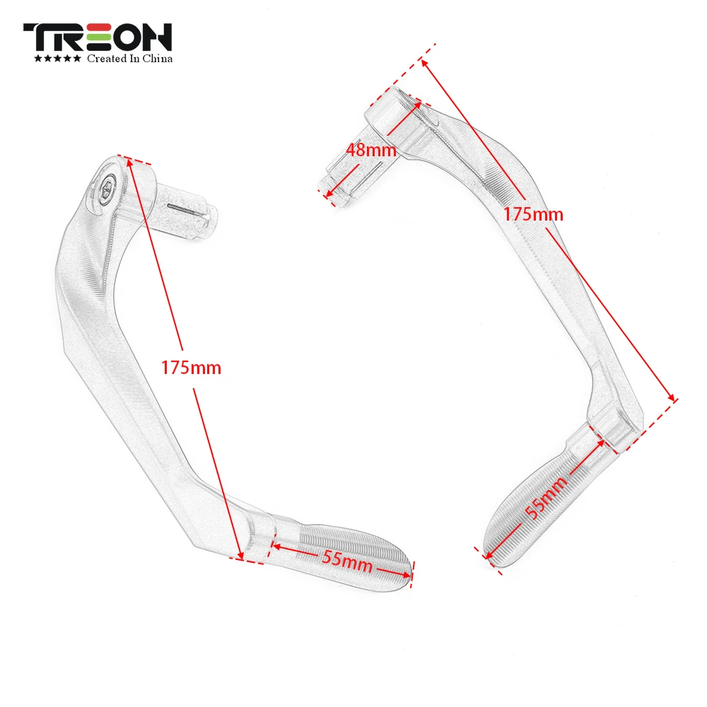 

TREON Store Motorcycle Accessories Brake Clutch Levers Guard Hand Grip Guard Protection Guard Protector For BMW F800GS 5 Colors