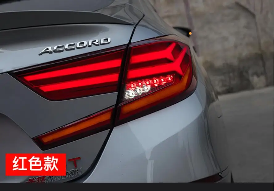 Автомобильный Стайлинг для Accord задний светильник s Accord 10th светодиодный задний светильник Spirior задний фонарь светодиодный DRL+ тормоз+ Парк+ сигнал+ задний светильник
