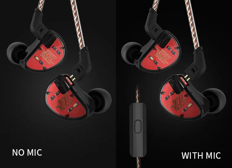 KZ AS10 5BA сбалансированные арматурные наушники для водителя Hi-Fi стерео ушные крючки в ухо монитор