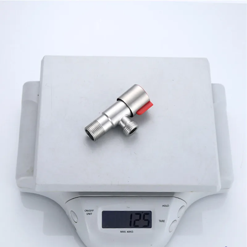

2pcs Angle Valves SUS304 stainless steel brushed finish filling valve Bathroom Accessories Angle Valve for Toilet Sink