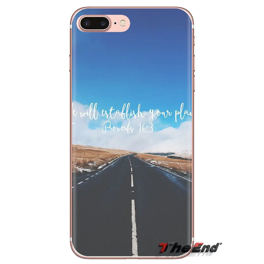 TPU Case Covers Faith Christian Inspirate Proverbs For LG Spirit Motorola Moto X4 E4 E5 G5 G5S G6 Z Z2 Z3 G2 G3 C Play Plus Mini |