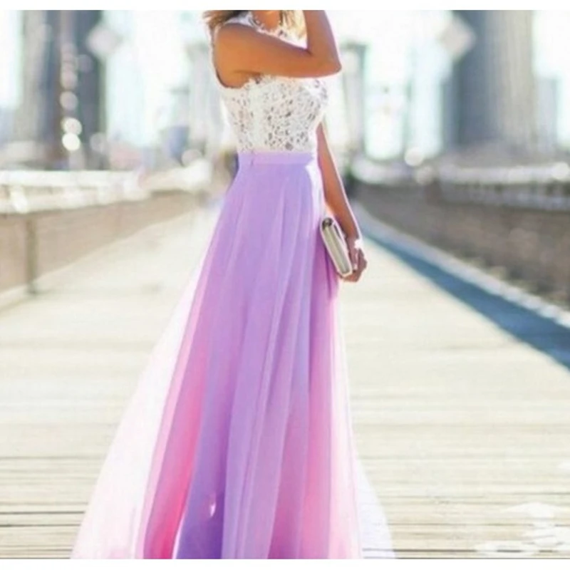 2021 ажурвечерние вечернее кружевное платье пляжное женское богемное без рукавов