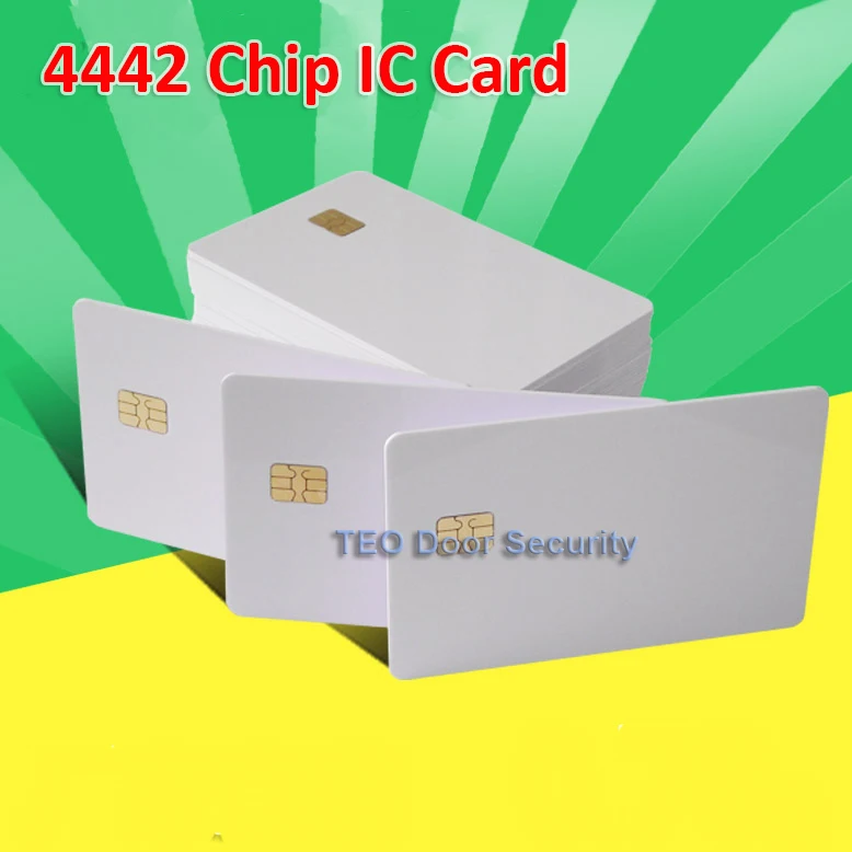 Белая ПВХ карта с чипом SEL 7816 контактная ic пустая Контактная смарт 10 шт. в