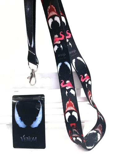 C 1 шт. Веном шейный ремень Lanyards держатели для карт банк шеи ремень карта идентификатор автомобиля держатели брелок для ключей подарок K55 - Цвет: C