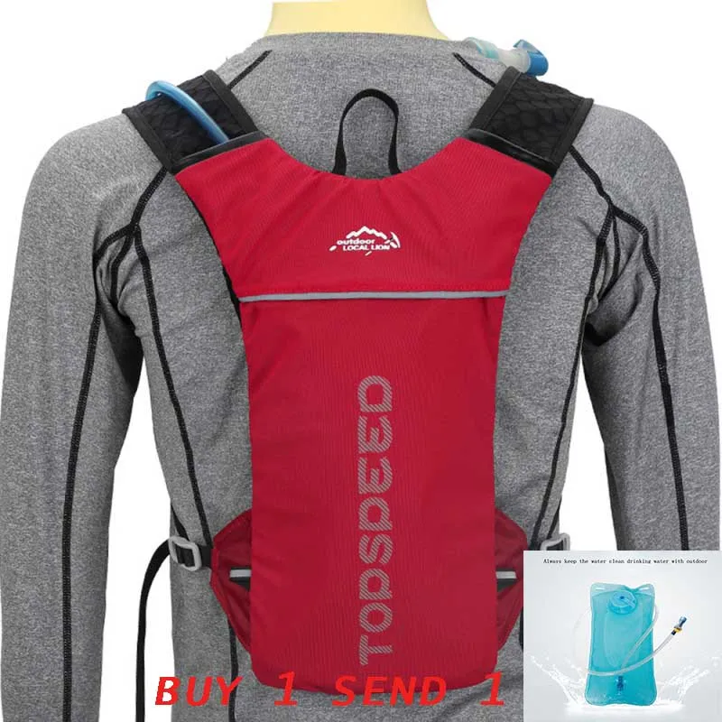 5 L Red Colors 5L/2L рюкзак для бега, гидратации, женский, мужской, для езды на велосипеде, для бега, спортивный рюкзак, для пробежек, марафон, сумка, купить 1 отправка - Цвет: 5 L Red Colors