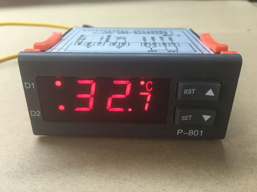 Цифровой ЖК дисплей охладитель воды регулятор температуры Термостат измеритель