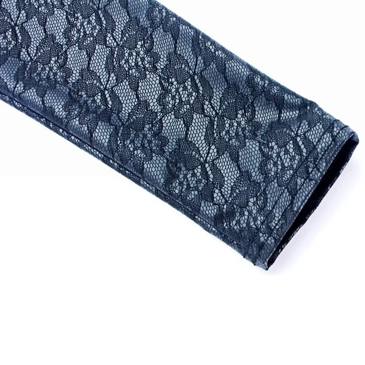 Детские облегающие кружевные леггинсы из искусственной кожи на Возраст 3 12