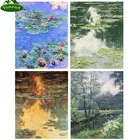 YUMEART краска с бриллиантами, вышивка, Моне, ВОДНЫЕ ЛИЛИИ, окраска, алмазная живопись, вышивка крестиком, сделай сам, алмазная краска, рисование стен, Декор