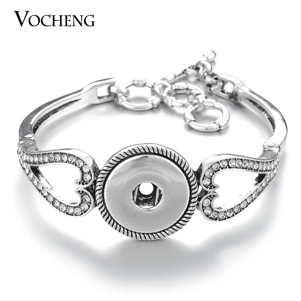Vocheng Snap Button Charms Bracelet Toggle-clasps 18mm Interchangeable Jewelry NN-441 | Украшения и аксессуары