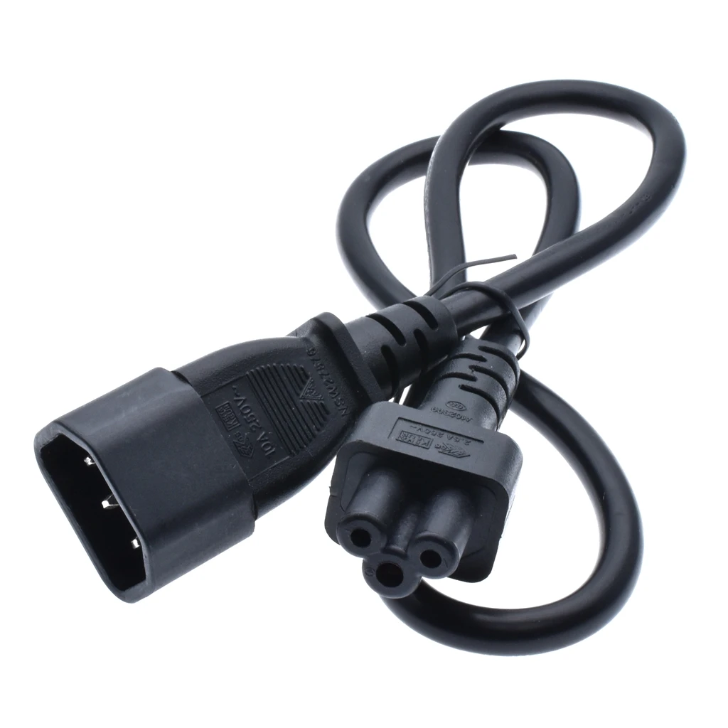 C14 C5 удлинитель IEC 320 Female to Male с 10А вкл/выкл кабелем адаптера питания для PDU UPS 30 см 60
