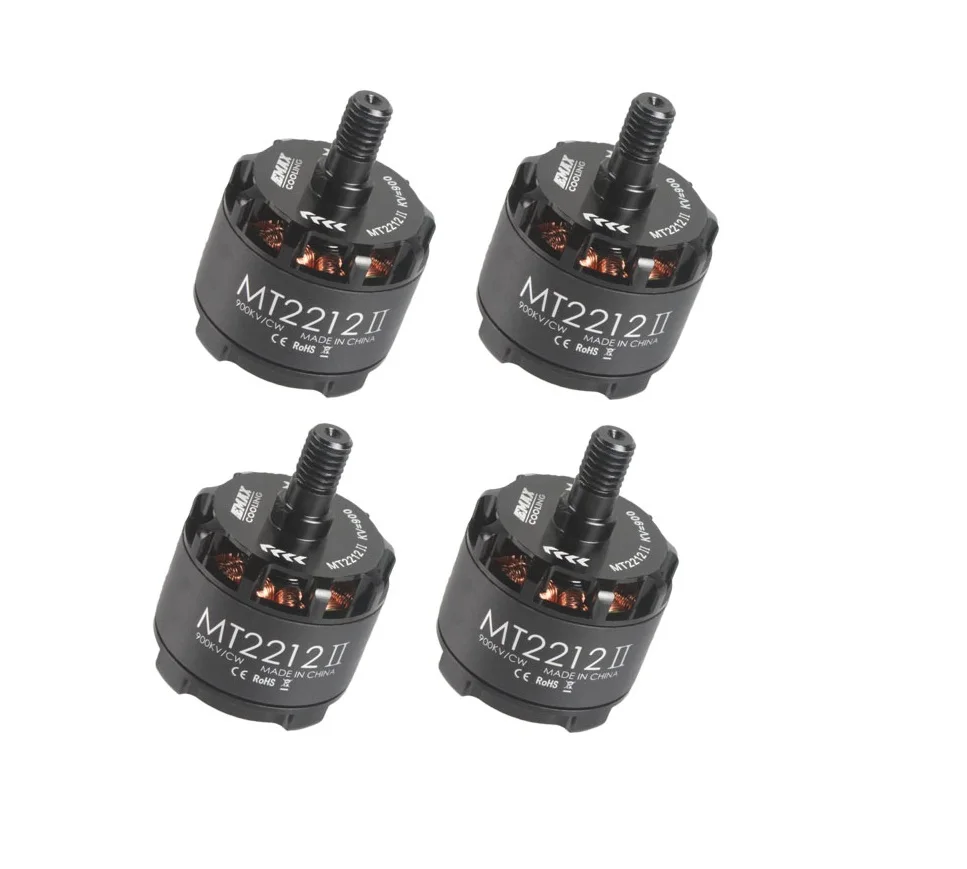 4 шт./лот оригинальный EMAX охлаждение MT2212 II 900KV CW CCW бесщеточный двигатель с 1045