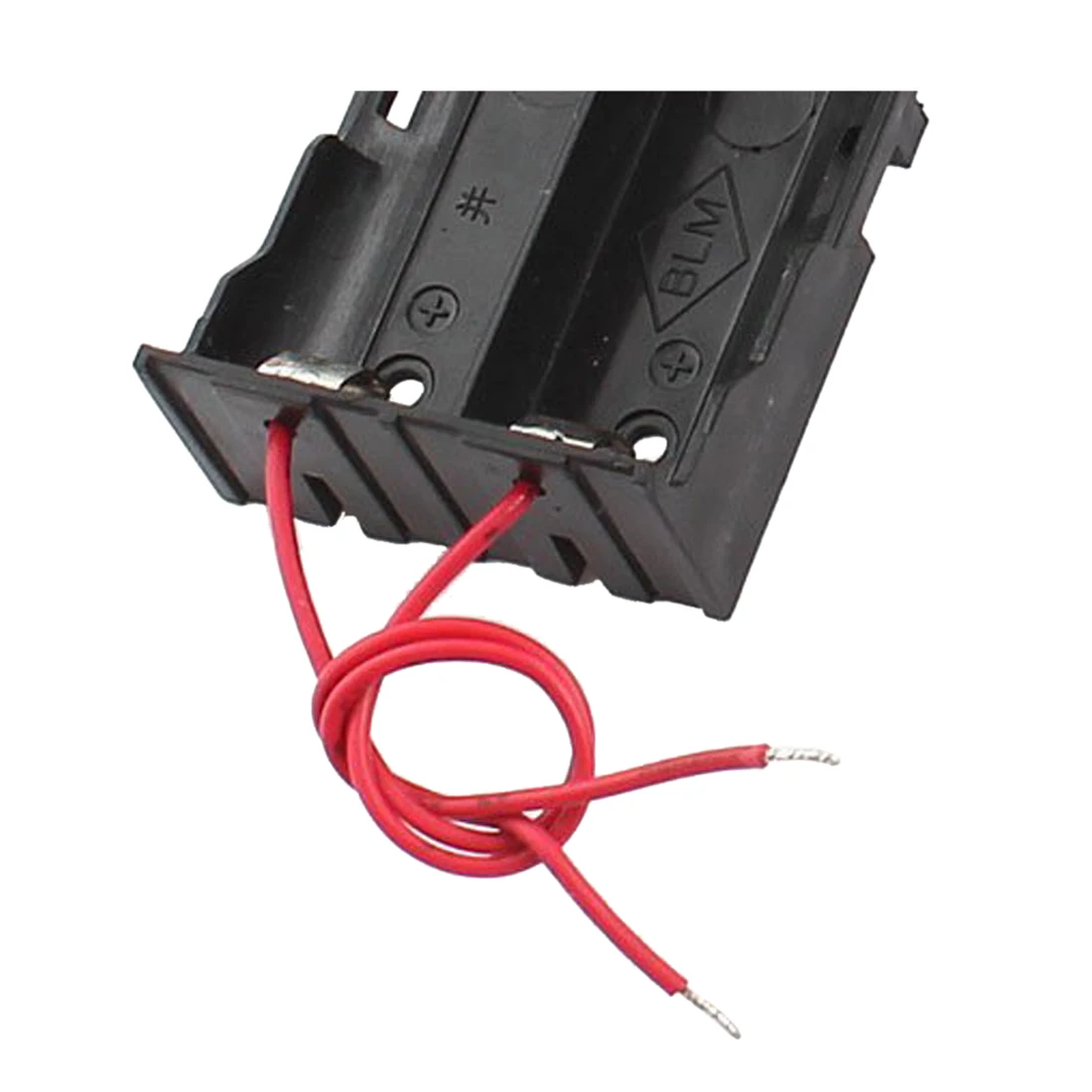 Черный пластик 2 слота 2x3 7 V 18650 Держатель батареи контейнер x 2|18650 battery holder|battery
