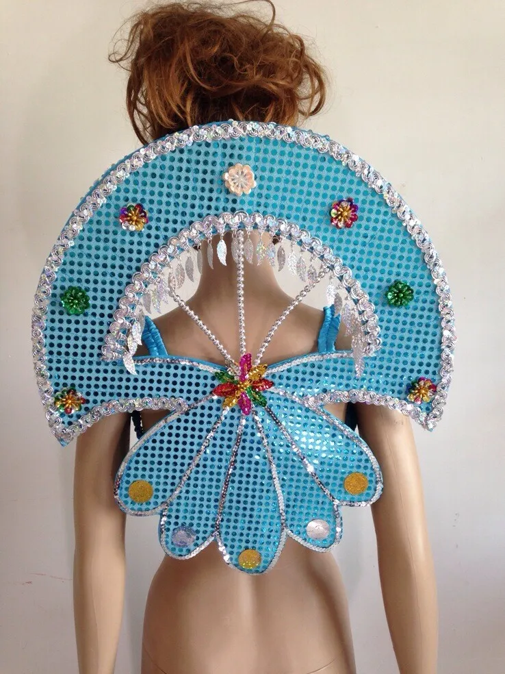 Латинские танцы Самба аксессуары модный изящный головной убор с перьями для