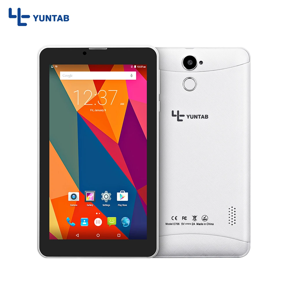 Горячий 3g Phablet Yuntab 7 дюймов E706 планшетный ПК 1 Гб + 8 Android 5 четырехъядерный