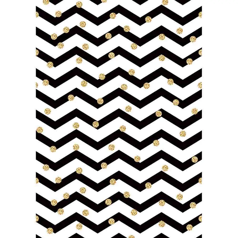 Allenjoy фоны для фотосъемки белый черный шеврон Золотой горошек винтажные