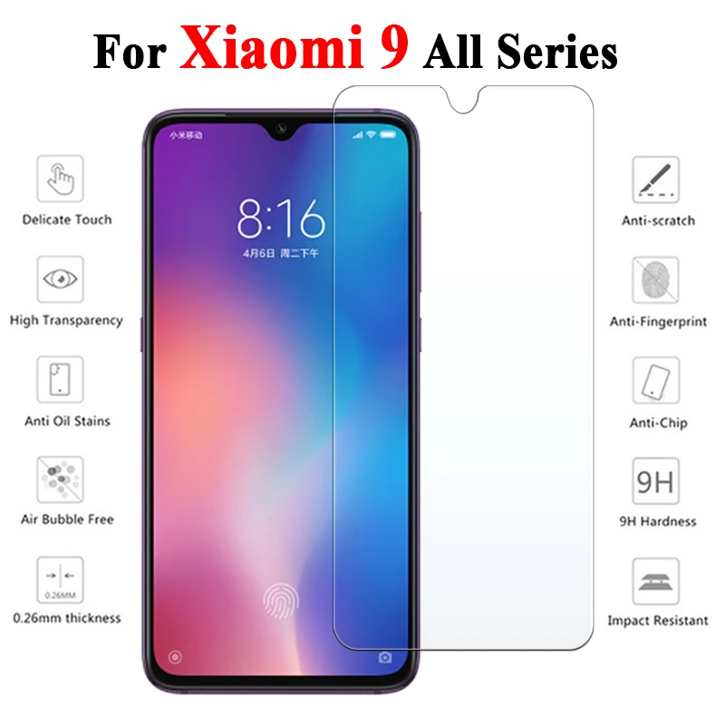 Защитное стекло на Ksiomi 9 se защита для экрана Xiaomi Xiomi Mi9 9se закаленное Sklo Vidrio