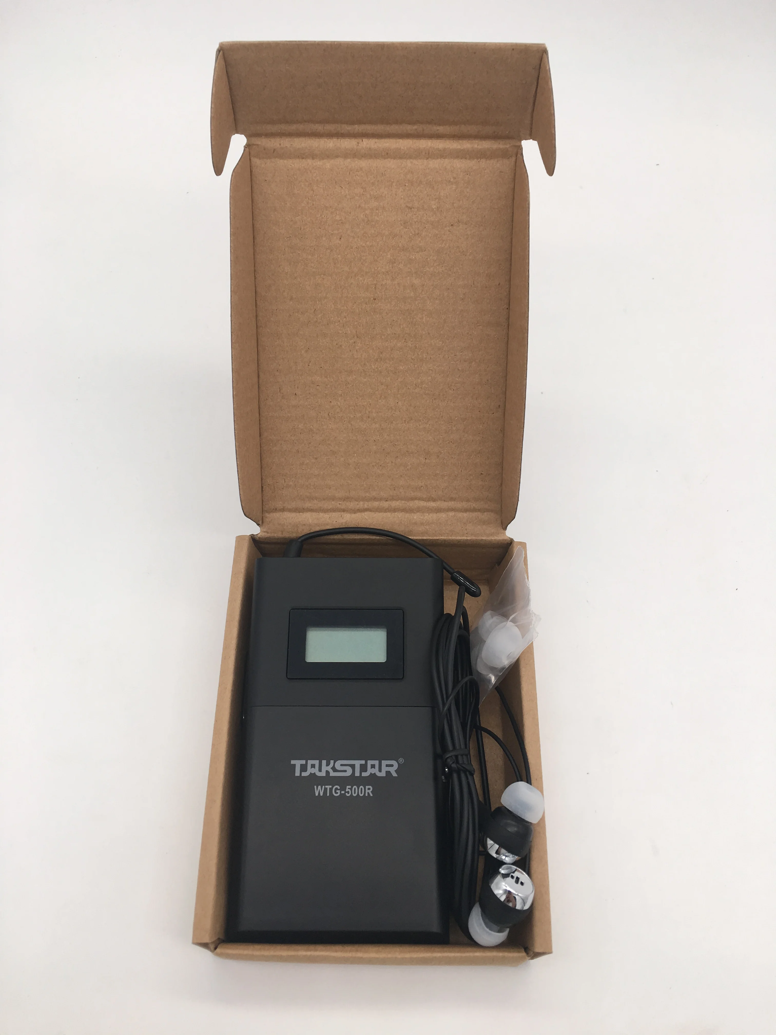 Takstar WTG-500 Tour Guide System UHF Wireless Acoustic Transmission 6 Channels LCD Display only Receiver+earphone | Электроника