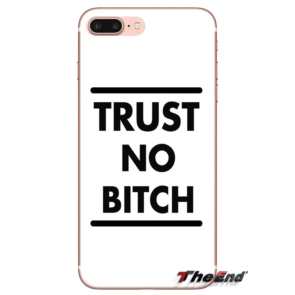 Для Samsung Galaxy A3 A5 A7 A9 A8 Star A6 Plus 2018 2015 2016 2017 прозрачный мягкий чехол для кожи Trust no bitch