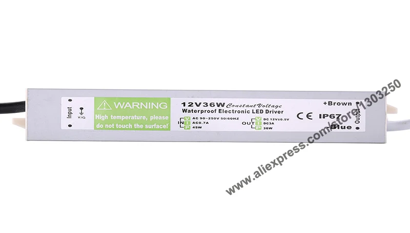 AC DC 12V 3A освещение Трансформатор источник питания 36W Светодиодный драйвер