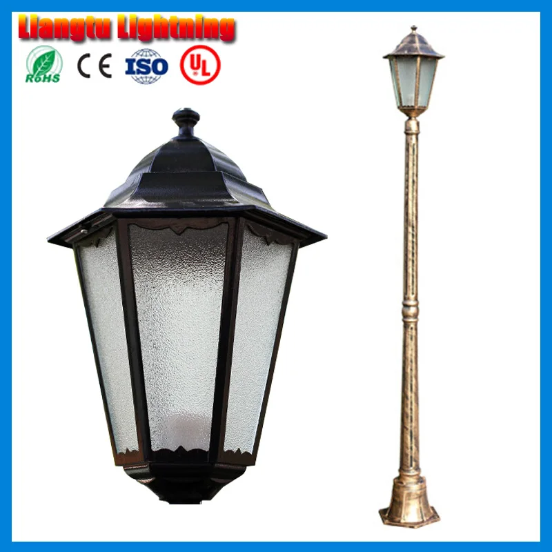

3 meter landscape road light lawn lamp with pillar rod waterproof with road lamp outdoor street light