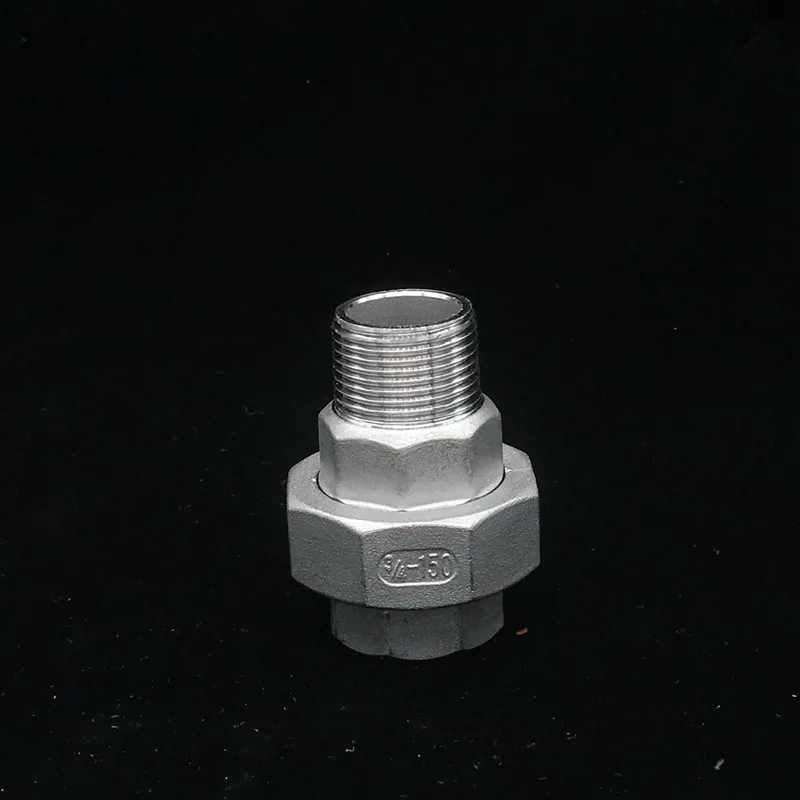 

3/8" Male to Female BSP Thread 304 Stainless Steel Live Joint Coupling Union Connector Pipe Fitting for Tube Connection