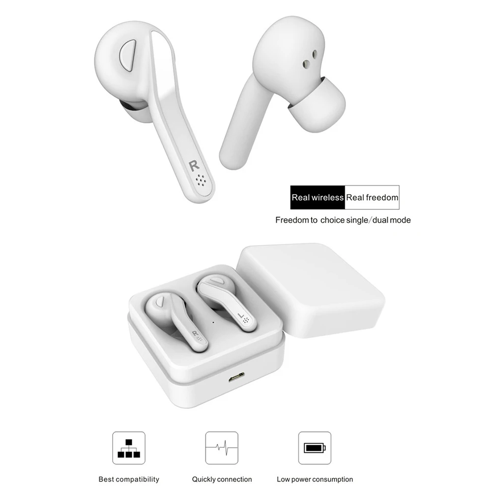 

Hot Sale T88 TWS Mini True Wireless Bluetooth 5.0 In-Ear Earbuds Earphone Music Headset
