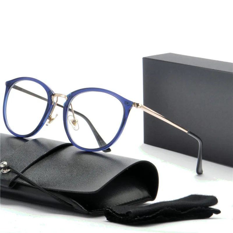 Ретро металлическая оправа очки негабаритные прозрачные линзы для мужчин и