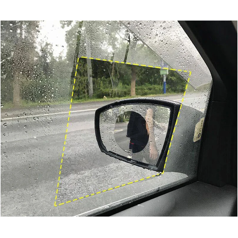 2 шт. Автомобильная оконная стеклянная пленка для дождя защитная анти туман окно