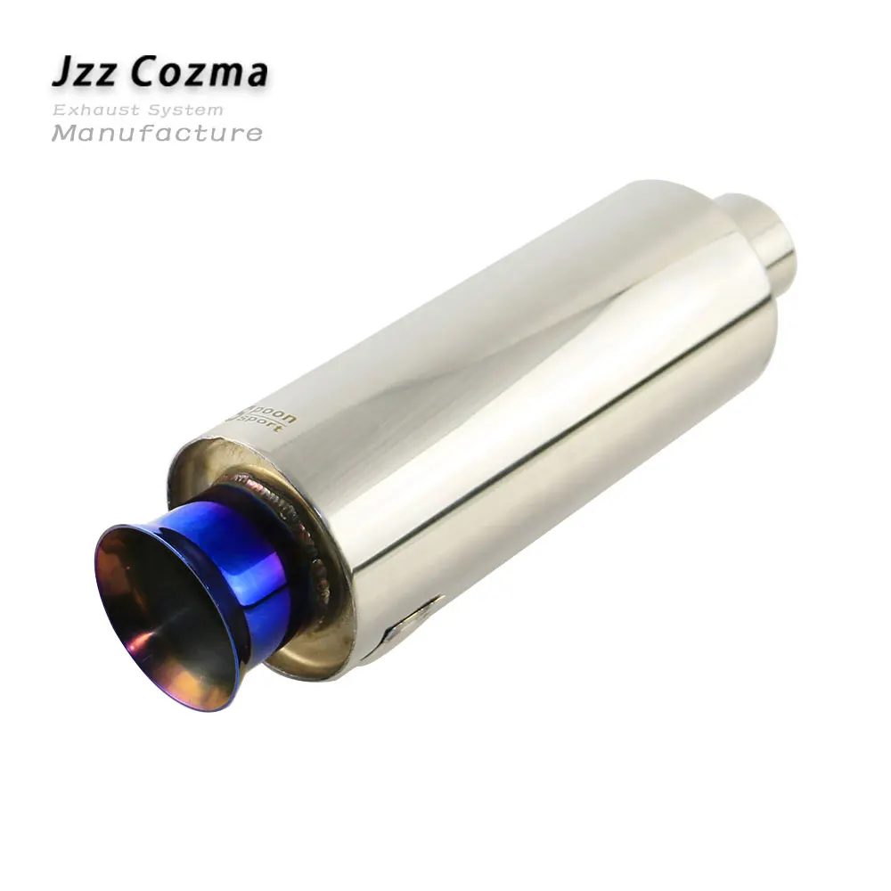 JZZ модная 2 ''Автомобильная выхлопная труба универсальная ложка спортивный
