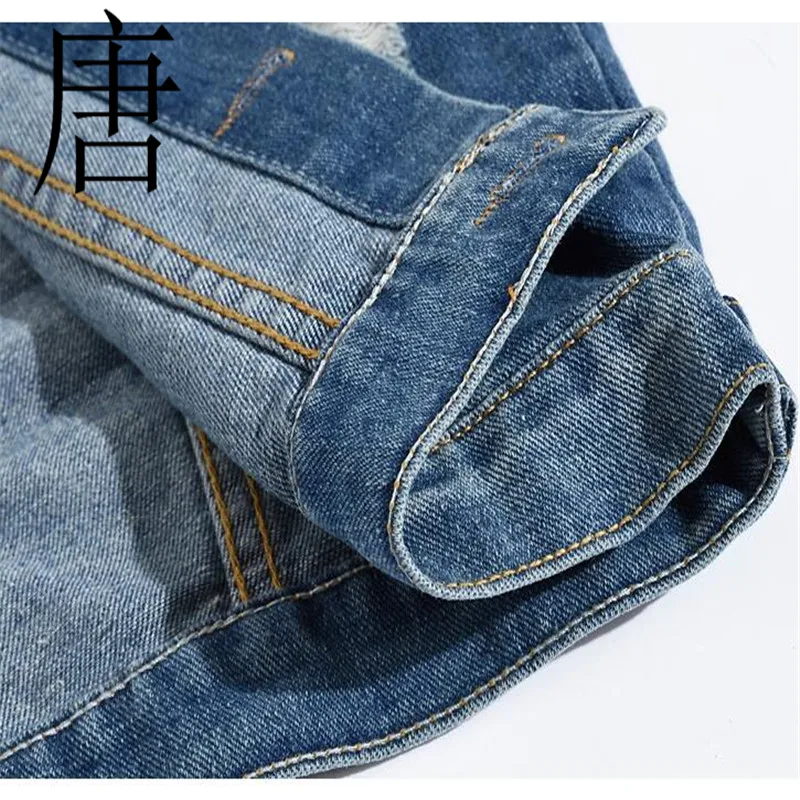 Мужской джинсовый жилет без рукавов Tang стираемый ковбойский 2019 | Мужская одежда