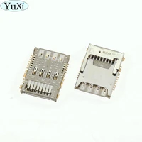 yuxi 2pcs sim card reader slot tray holder connector socket for samsung galaxy j7 j7008 j5 j5008 for motorola moto e4 plus e4
