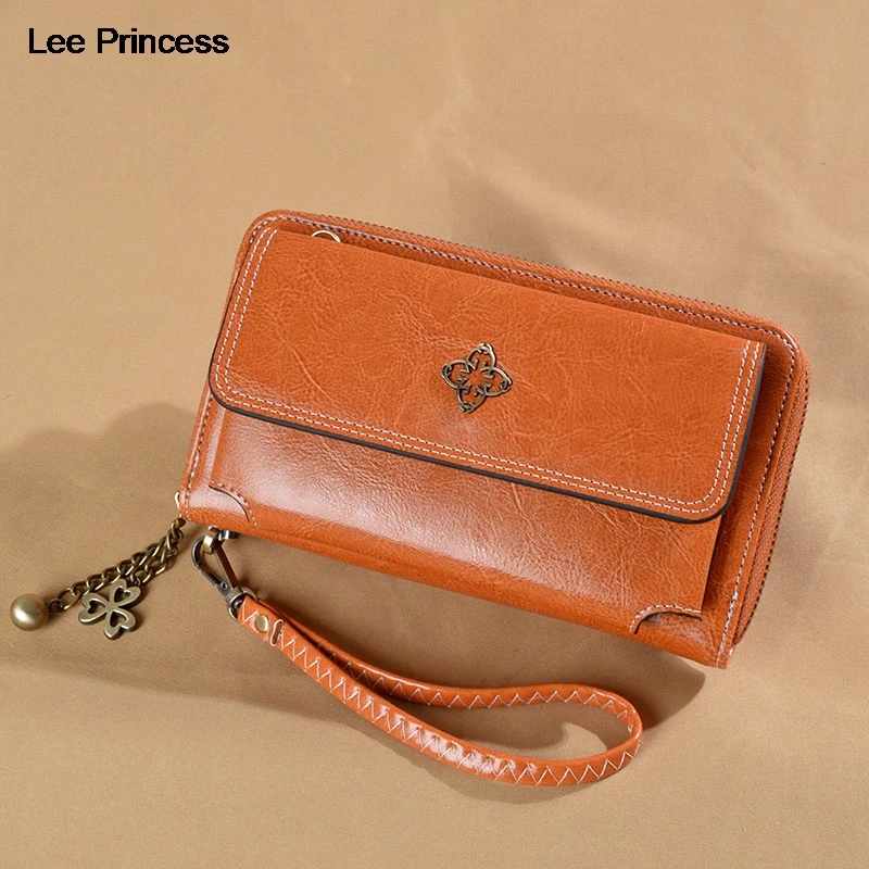 Lee Princess, кошелек для телефона, Женский держатель для карт, паспорт, водительские права, спилок, кошелек для монет, женские кошельки, женский клатч