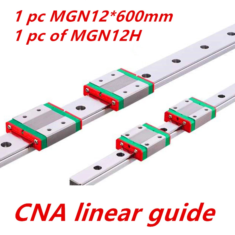 Миниатюрный линейный слайд Kossel Pro MGN12 12 мм: 1 шт. мм фоторельс + MGN12H каретка для X Y Z