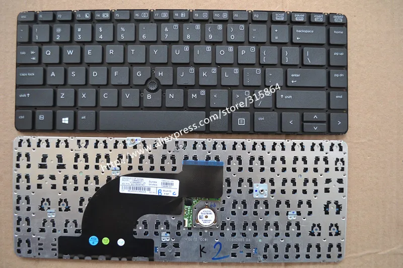 

Новая клавиатура для ноутбука HP Probook 640 G1 645 G1 с английской раскладкой