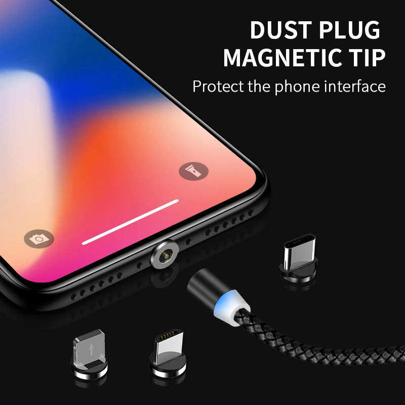 Магнитный usb-кабель KingFriend для быстрой зарядки кабель USB Type-C магнитное зарядное