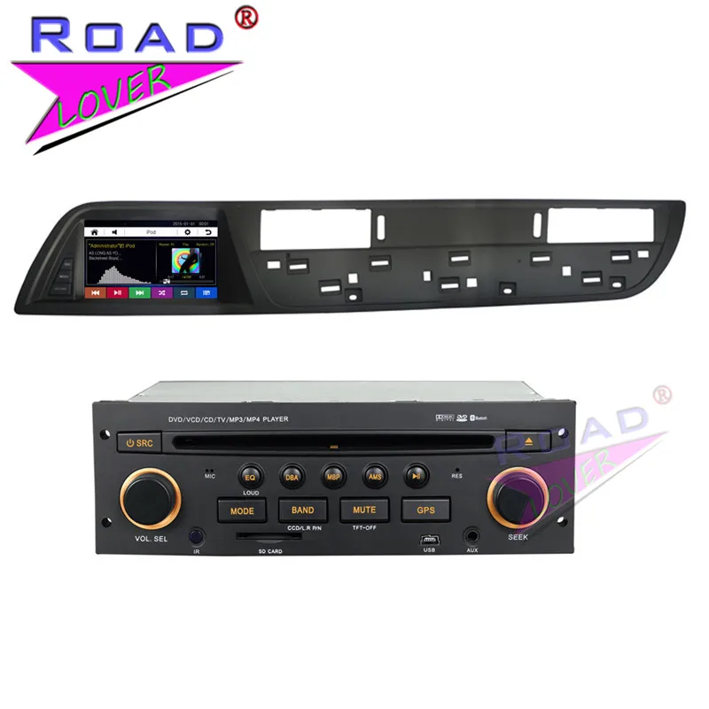 Автомобильный DVD плеер TOPNAVI Wince 6 0 два Din 7 дюймов Автомагнитола для Citroen C5 2013 стерео