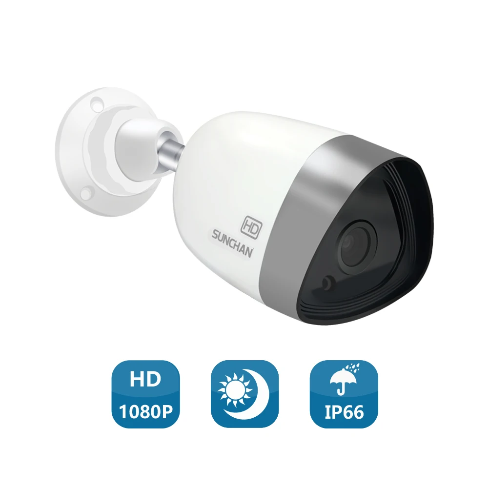 SUNCHAN 1/3'' CMOS AHDH 1080P AHD Camera CCTV IR Cut Filter Outdoor Waterproof | Безопасность и защита